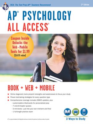 cover image of AP Psychology All Access Book + Online + Mobile